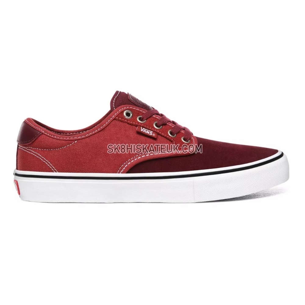Vans Chima Ferguson Pro Red Shoes - Unisex Port Royale/Rosewood Men's 7.0